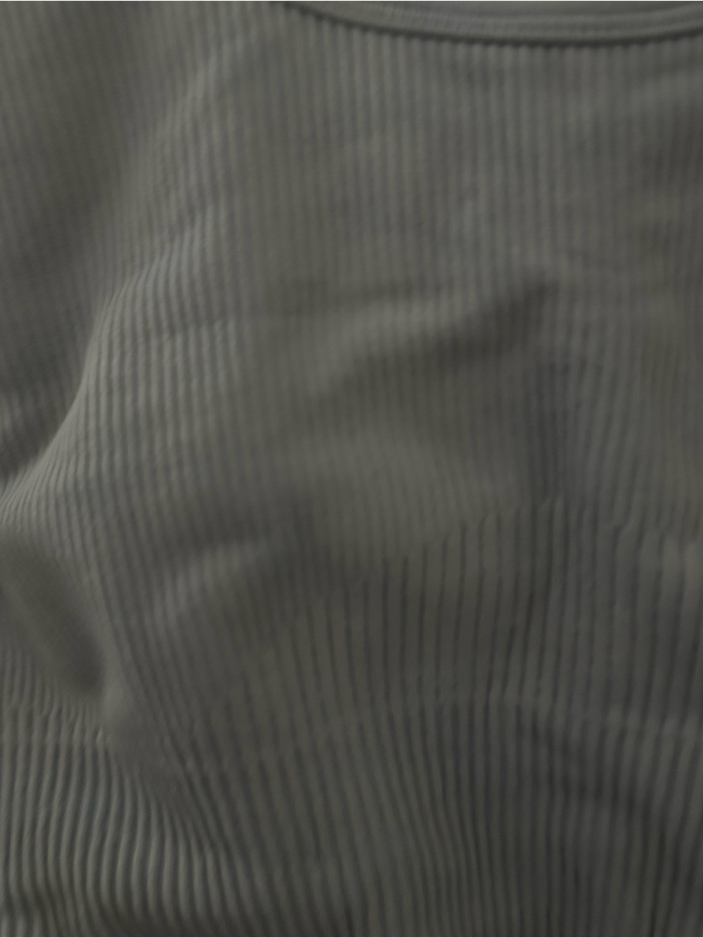 Light Blue Ribbed Sports Bra - Picture 2 of 5